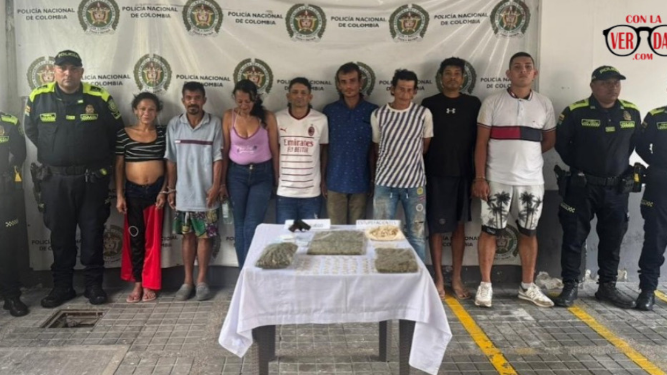 A la cárcel ocho señalados de integrar red de microtráfico en Melgar