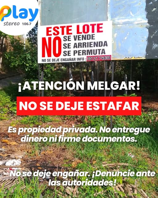 ¡ALERTA DE ESTAFA EN MELGAR!