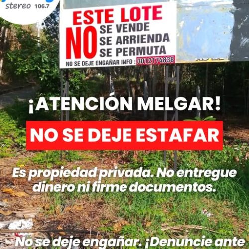 ¡ALERTA DE ESTAFA EN MELGAR!