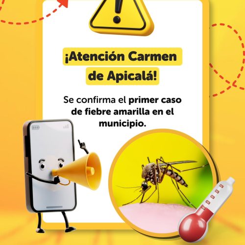 ¡ALERTA SANITARIA! Confirmado primer caso de fiebre amarilla en El Carmen de