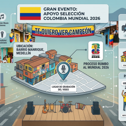 Te quiero ver campeón”: artistas de música popular lanzan canción para apoyar a la Selección Colombia